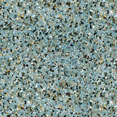 StoneScapes Aqua Blue Mini pebble finish sample