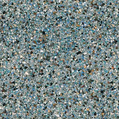 StoneScapes Tropics Blue pebble finish sample